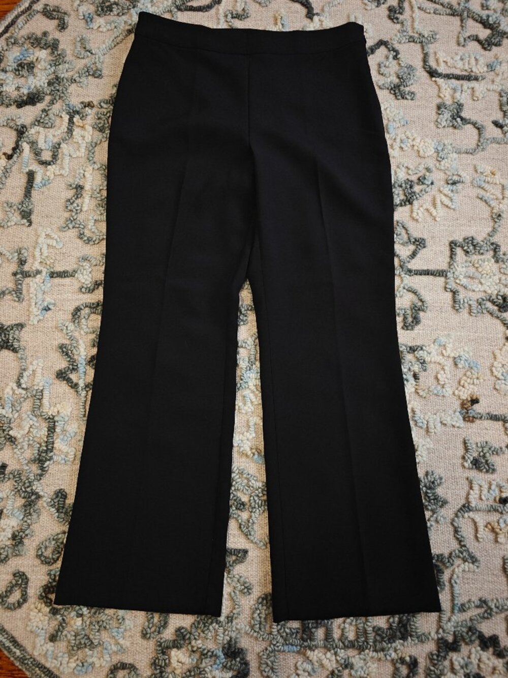 Ann Taylor Side Zip Trouser in Fluid Crepe